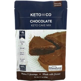 Keto and Co, Chocolate, Keto Cake Mix, 9.1 oz (258 g)