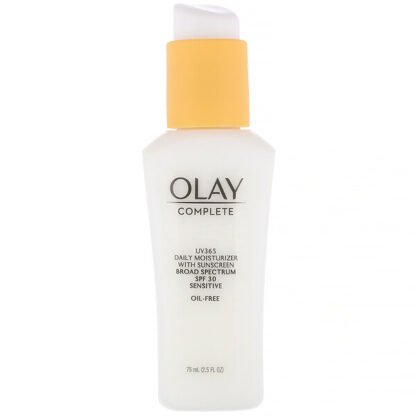 Olay, Complete, UV365 Daily Moisturizer, SPF 30, Sensitive,  2.5 fl oz (75 ml)