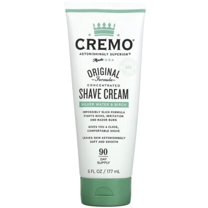 Cremo, Original Shave Cream, Silver Water & Birch, 6 fl oz (177 ml)