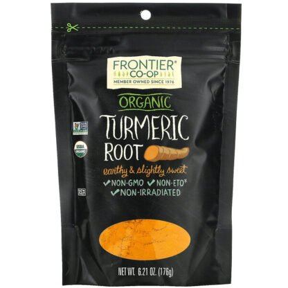 Frontier Natural Products, Organic Turmeric Root, 6.21 oz (176 g)
