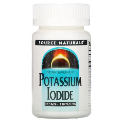 Source Naturals, ヨウ化カリウム、32.5mg、120粒