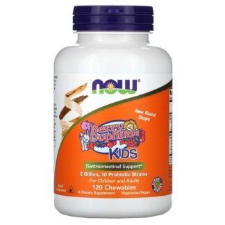 Now Foods, Berry Dophilus（ベリー ドフィラス）、子ども用、20億CFU、チュアブルタブレット120粒