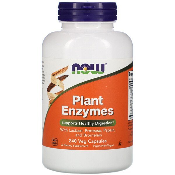 Now Foods, 植物酵素、植物性カプセル、240粒