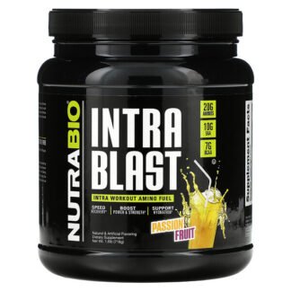 NutraBio Labs, イントラブラスト、イントラワークアウト マッスルフュエル、パッションフルーツ、718g（1.6ポンド）