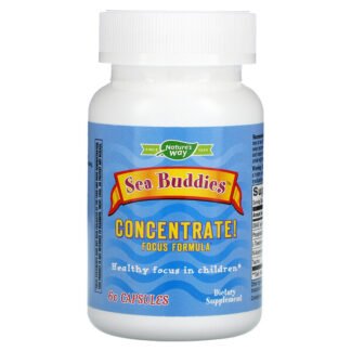 Nature's Way, Sea Buddies, Concentrate! Focus Formula, 60 Capsules