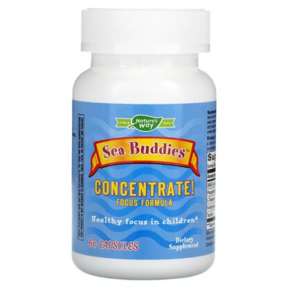 Nature's Way, Sea Buddies, Concentrate! Focus Formula, 60 Capsules