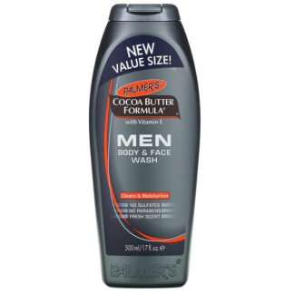 Palmer's, Cocoa Butter Formula（ココアバターフォーミュラ）、男性用ボディ＆フェイスウォッシュ、さわやかな香り、500ml（17液量オンス）