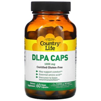 Country Life, DLPAカプセル、1,000mg、カプセル60粒