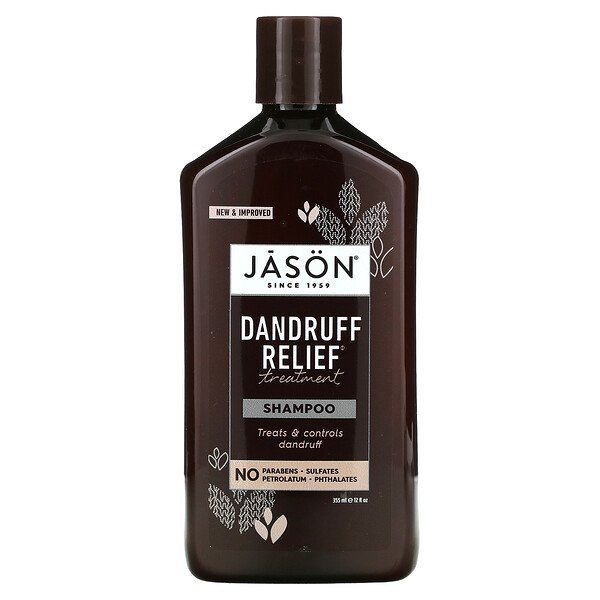 Jason Natural, Dandruff Relief Treatment Shampoo , 12 fl oz (355 ml)