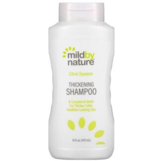 Mild By Nature, シックニングビタミンB複合体+ビオチンシャンプー、Madre Labs（マドレラブ）、硫酸塩無添加、シトラススクイーズ、473ml（16液量オンス）