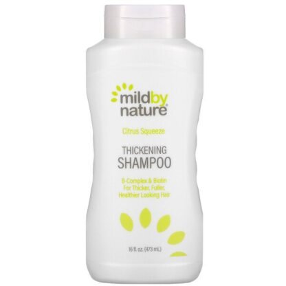 Mild By Nature, シックニングビタミンB複合体+ビオチンシャンプー、Madre Labs（マドレラブ）、硫酸塩無添加、シトラススクイーズ、473ml（16液量オンス）