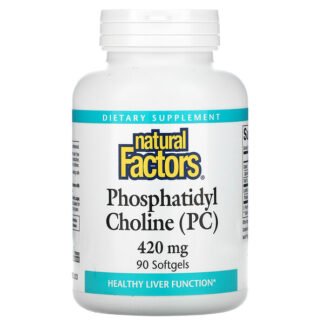 Natural Factors, ホスファチジルコリン（PC）、420mg、ソフトジェル90粒