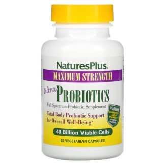 Nature's Plus, ウルトラプロバイオティクス、40億、ベジカプセル60粒