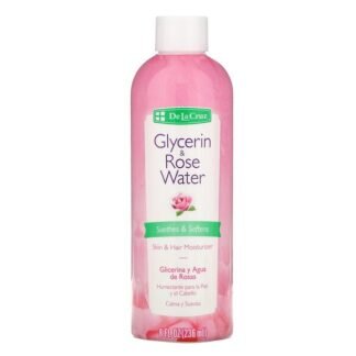 De La Cruz, Glycerin & Rose Water, Skin & Hair Moisturizer, 8 fl oz (236 ml)