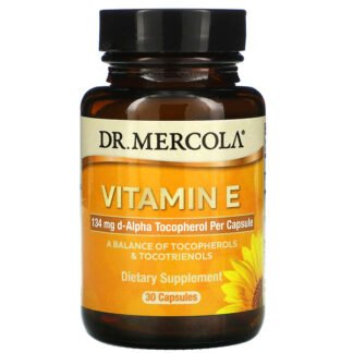 Dr. Mercola, ビタミンE、カプセル30錠