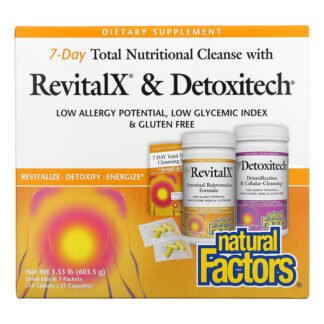 Natural Factors, 7日間トータル・ニュートリッショナル・クレンジング・プログラムキット