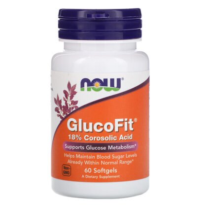 Now Foods, GlucoFit（グルコフィット）、ソフトジェル60粒