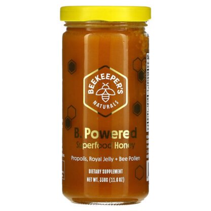 Beekeeper's Naturals, B. Powered Superfood Honey, 11.6 oz (330 g)