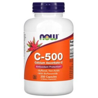 Now Foods, C-500、アスコルビン酸カルシウム-C、250粒