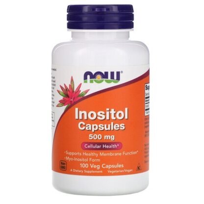 Now Foods, イノシトールカプセル、500mg、ベジカプセル100粒