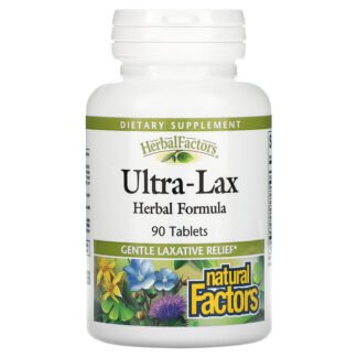 Natural Factors, ウルトラLax、 ハーバルフォーミュラ、 90タブレット