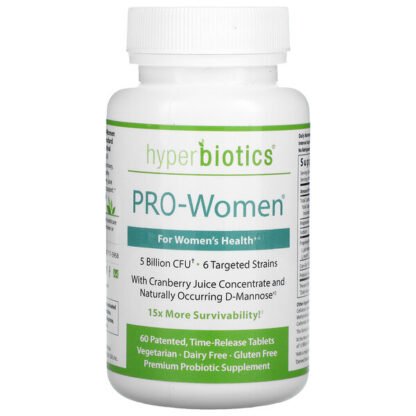 Hyperbiotics, PRO-Women、50億CFU、60タイムリリースタブレット