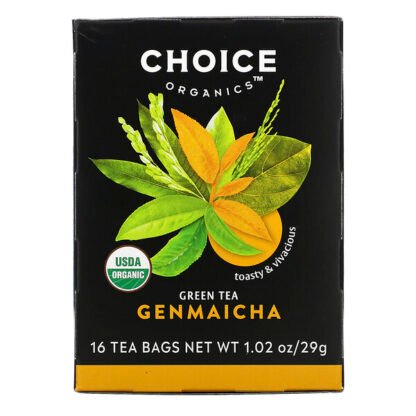 Choice Organic Teas, Organic, Genmaicha, Green Tea, 16 Tea Bags, 1.00 oz (28 g)