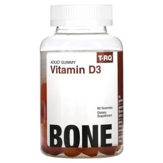 T-RQ, Adult Gummy, Vitamin D3, Bone, Peach, Mango, Strawberry ,  60 Gummies