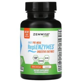 Zenwise Health, Daily Pre-Meal, ReplENZYMES, Digestive Enzymes, 125 Vegetarian Capsules