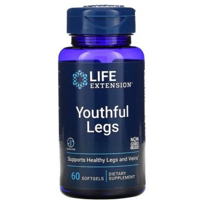 Life Extension, ユースフルレッグ、ソフトジェル60粒