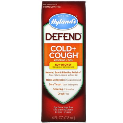 Hyland's, Defend, Cold + Cough, 4 fl oz (118 ml)