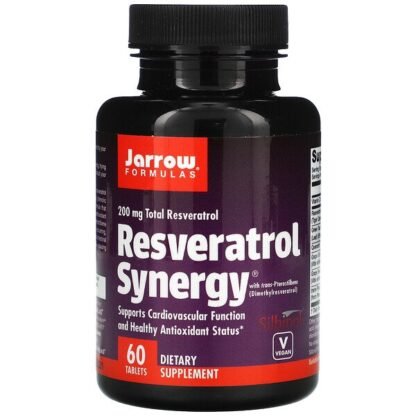 Jarrow Formulas, Resveratrol Synergy（レスベラトロールシナジー）、60粒