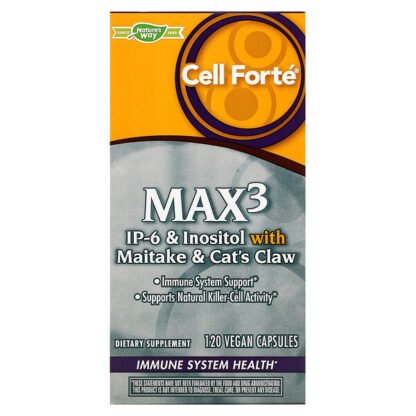 Nature's Way, Cell Forté（セルフォーテ）MAX3、ヴィーガンカプセル120粒