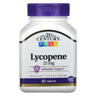 21st Century, リコピン、25mg、60粒