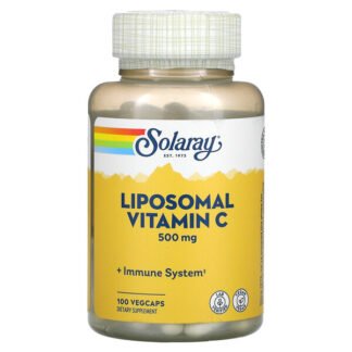 Solaray, リポソームビタミンC、500mg、ベジカプセル100粒
