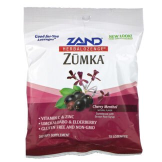 Zand, Zumka（ズムカ）、Herbalozenge（ハーバロゼンジ）、チェリーメントール味、ホメオパシートローチ15粒