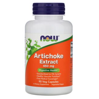 Now Foods, アーティチョークエキス、450mg、ベジカプセル90粒