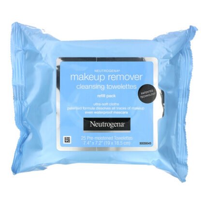Neutrogena, メイク落としクレンジングシート、2パック、ウェットシート各25枚