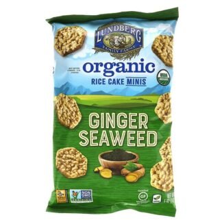 Lundberg, Minis, Organic Rice Cake, Ginger Seaweed, 5 oz (142 g)