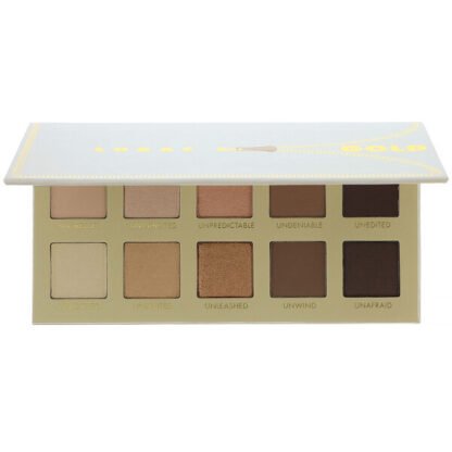 Lorac, ミニ Behind The Scenes アイプライマーつきの Unzipped ゴールド・アイシャドウパレット、0.58 oz (16.7 g)