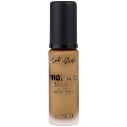 L.A. Girl, プロマットHDファンデーション、ミディアムベージュ(30 ml)