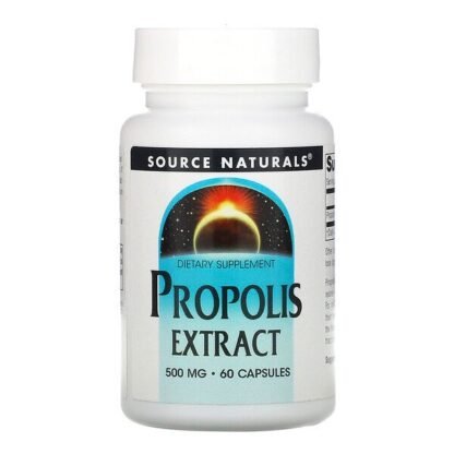 Source Naturals, プロポリスエキス、500mg、カプセル60粒