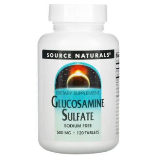 Source Naturals, グルコサミン硫酸, ナトリウムフリー, 500 mg, 120 錠剤