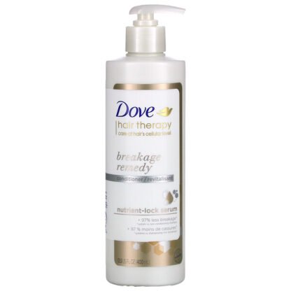 Dove, Hair Therapy, Breakage Remedy Conditioner, Nutrient-lock Serum, 13.5 fl oz (400 ml)
