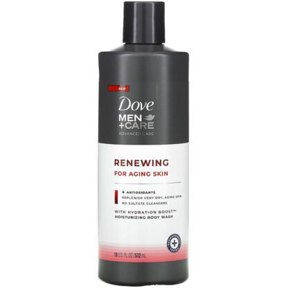 Dove, Men+Care, Renewing, Moisturizing Body Wash, 18 fl oz (532 ml)