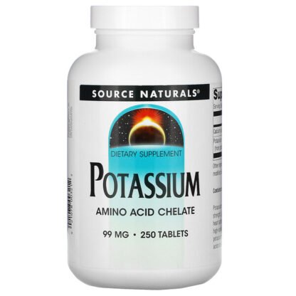 Source Naturals, カリウム、99mg、250粒