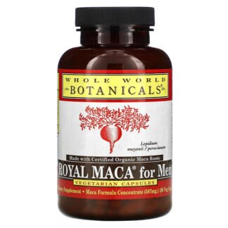 Whole World Botanicals, Royal Maca for Men, 500 mg, 180 Gelatinized Veggie Caps