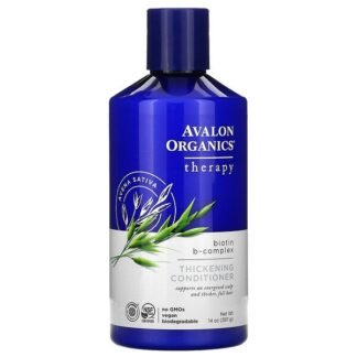 Avalon Organics, シックニングコンディショナー、ビオチンBコンプレックス、セラピー、397g（14オンス）