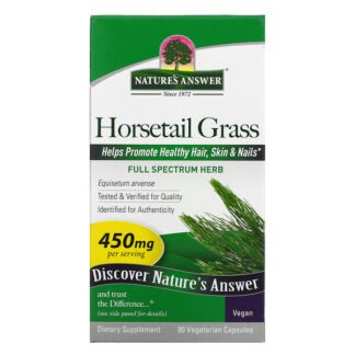 Nature's Answer, ツクシ若葉、450mg、ベジカプセル90粒