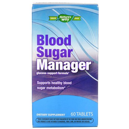 Nature's Way, Blood Sugar Manager（ブラッドシュガーマネージャー）、60粒